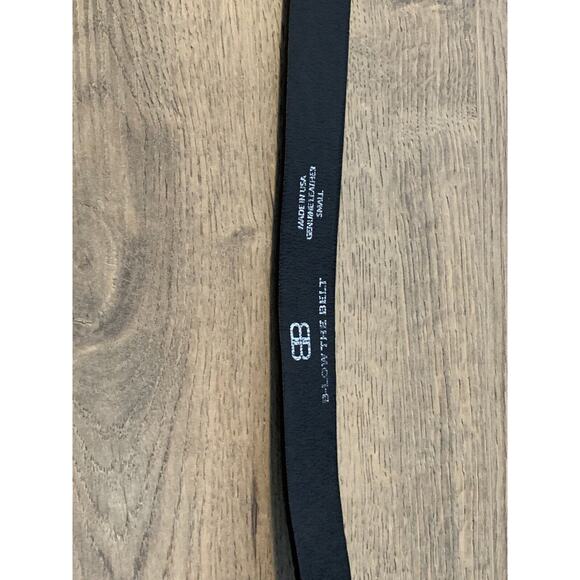 B-Low the belt for women Genuine Leather Size Small Black